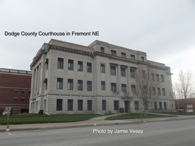 Dodge cnty NE courthouse in Fremont Photo by Jamie Vesay WM LBLD DSCF6148