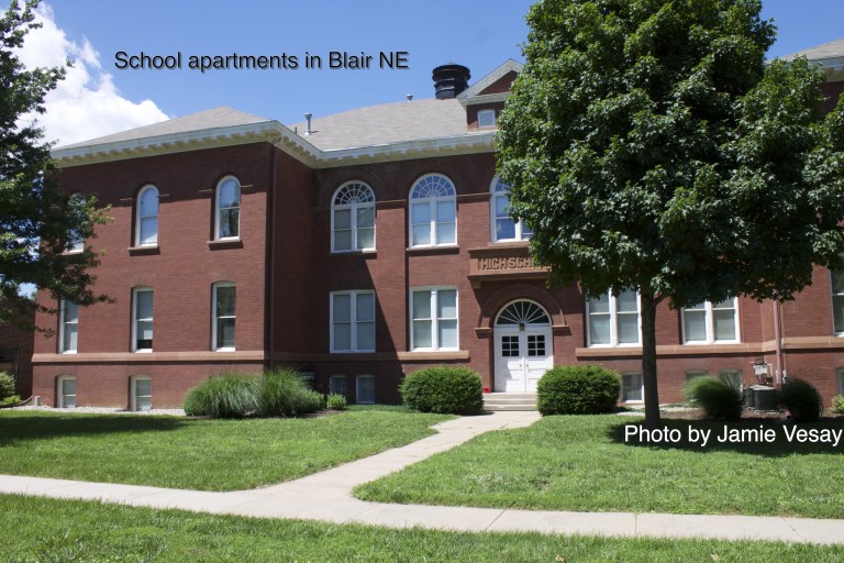 School apartments in Blair Photo by Jamie Vesay WM LBLD IMG_2730
