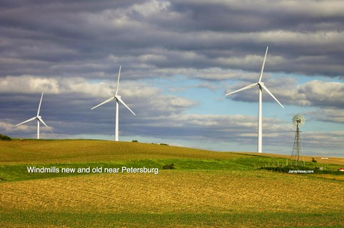 Windmills and old one near Petersburg Jamie Vesay WM LBLD treated IMG_5281