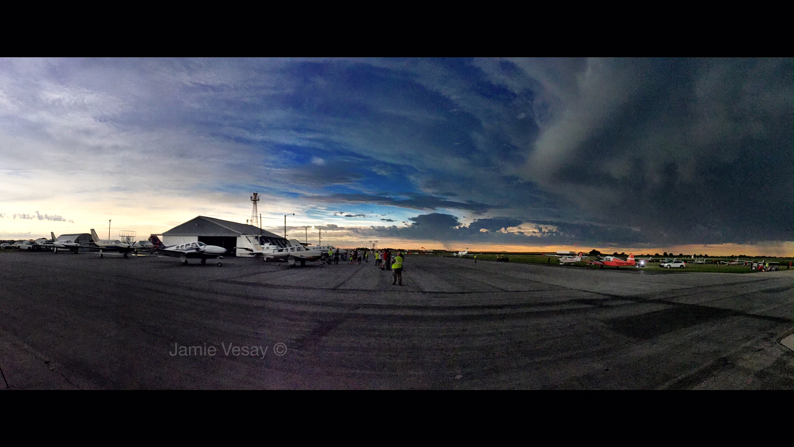 The only time you'll see a 360 sunset. Jamie Vesay