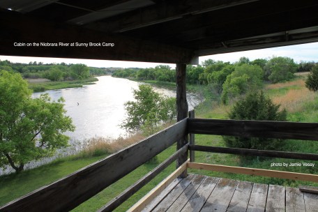 Niobrara River cabin on river at Sunny Brook camp 514 LBLD Jamie Vesay WM IMG_9110 copy